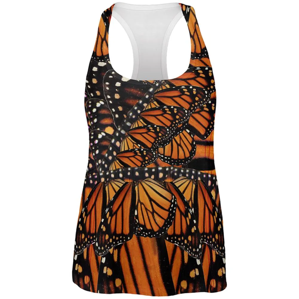 Monarch Butterfly All Over Womens Work Out Tank Top