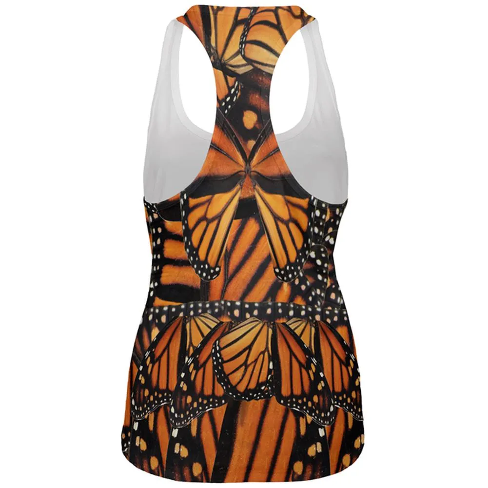 Monarch Butterfly All Over Womens Work Out Tank Top