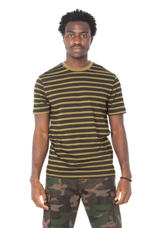 Olive Striped T-Shirt