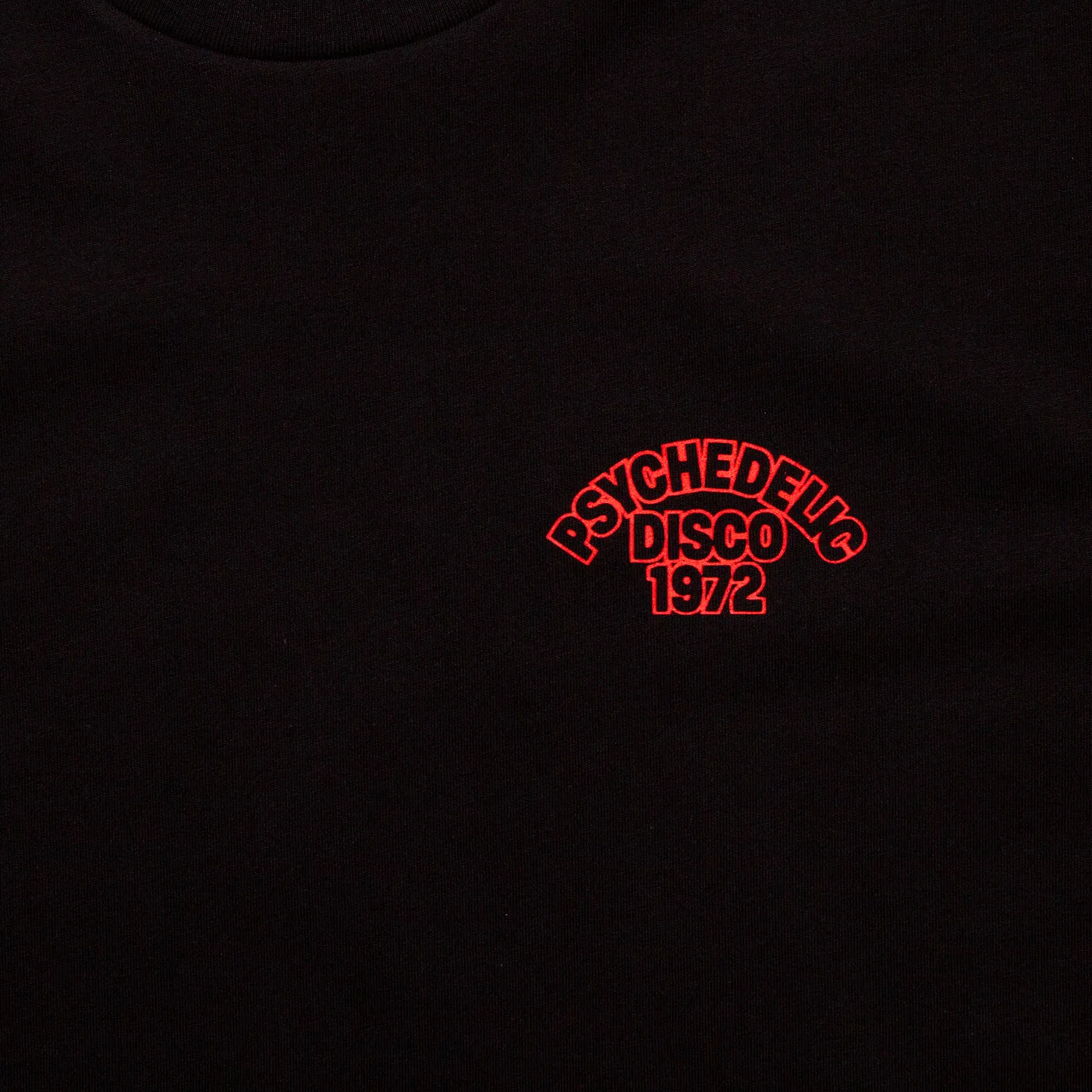 Outline 1972 Psychedelic Disco Back Print - Hood - Black