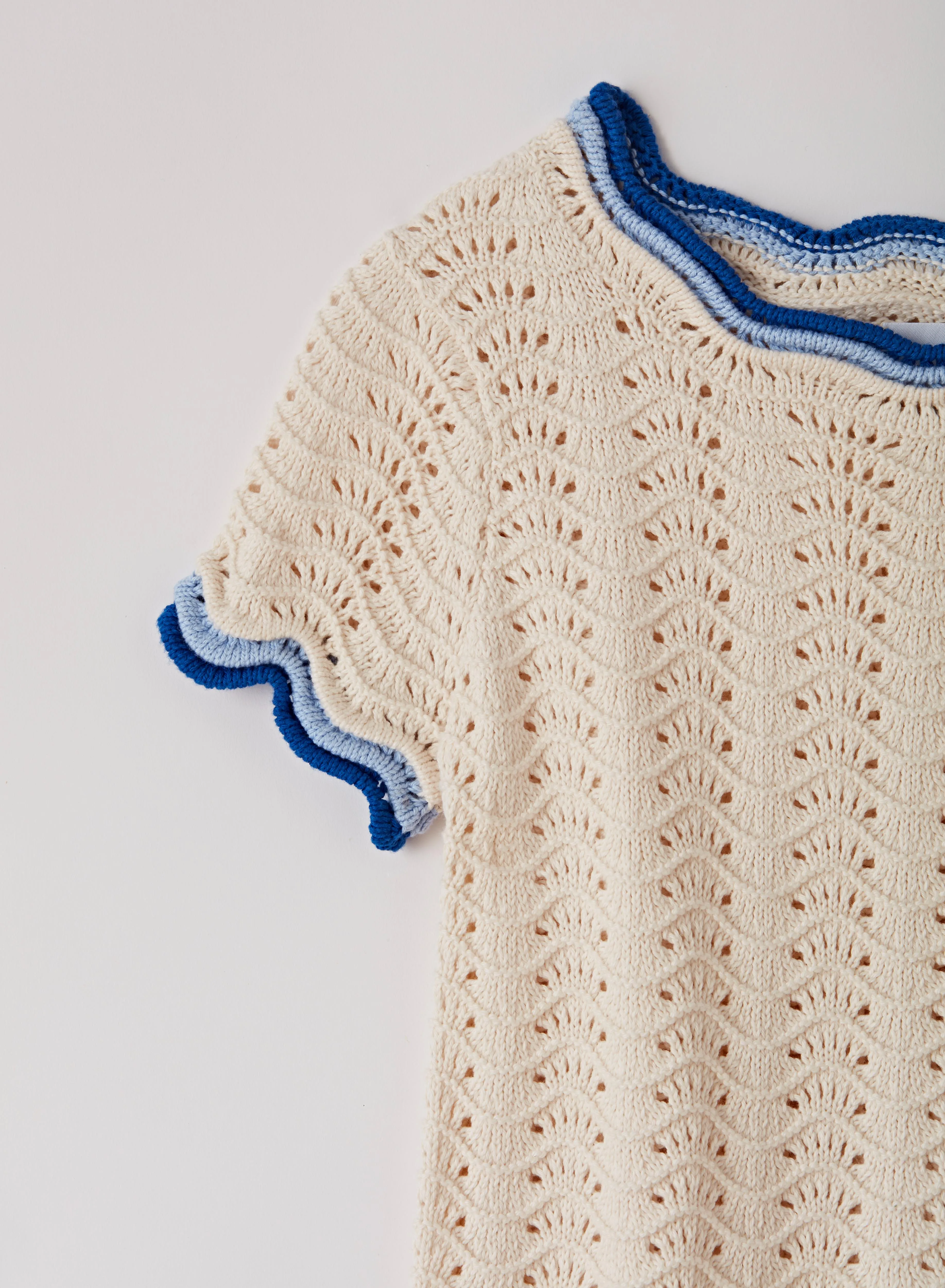 PHAEDRA TOP-INDIGO WAVE/IVORY