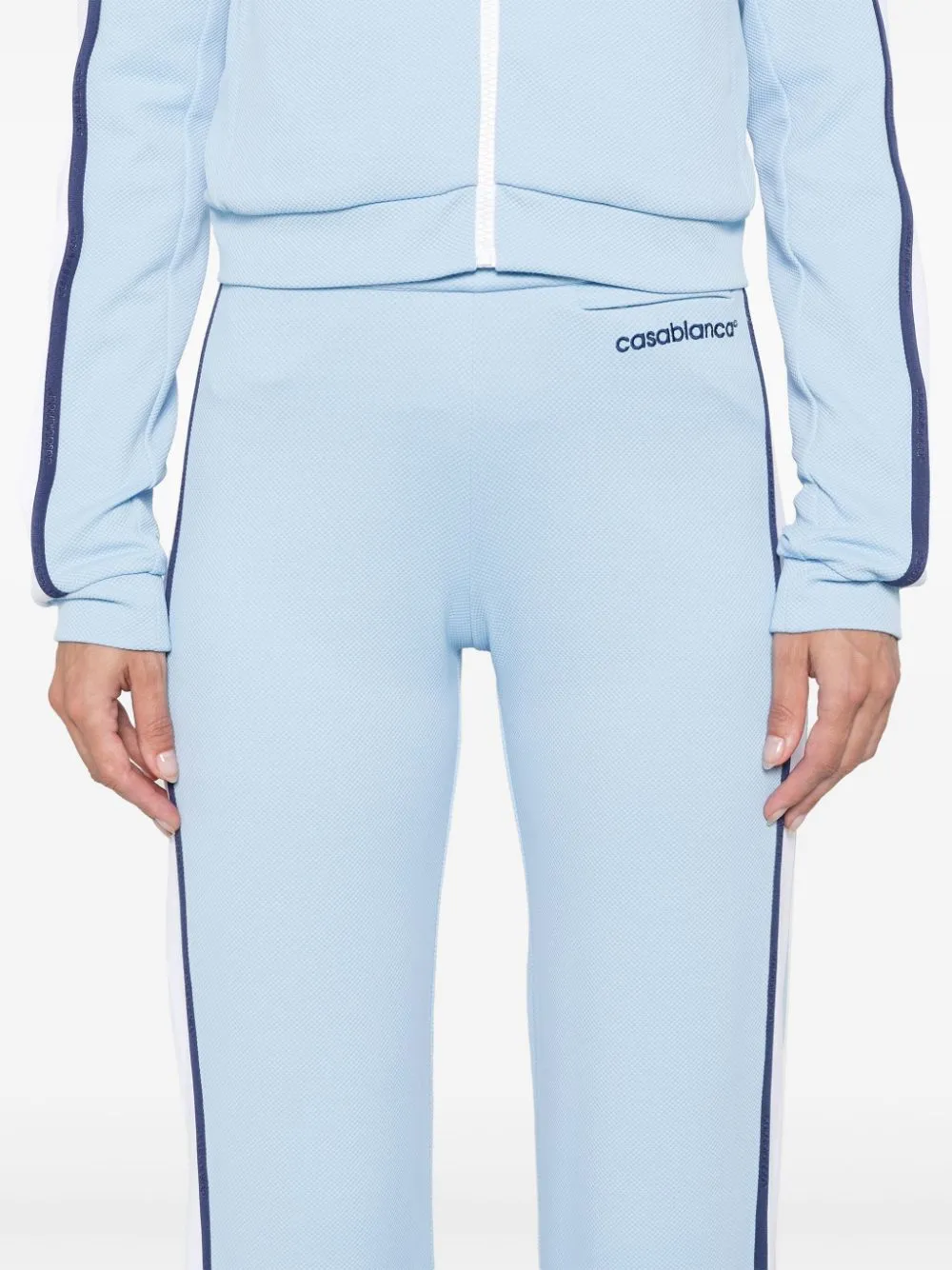 piqué track pants