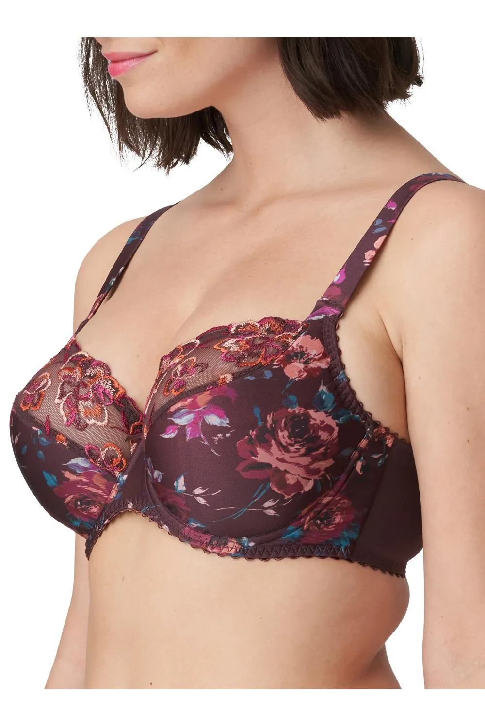 Prima Donna Sevas Tulip Seam Balcony Bra, Aubergine (0163284)