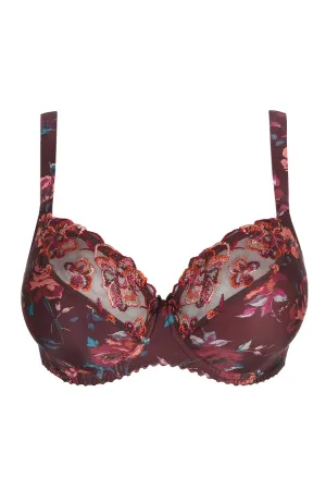Prima Donna Sevas Tulip Seam Balcony Bra, Aubergine (0163284)