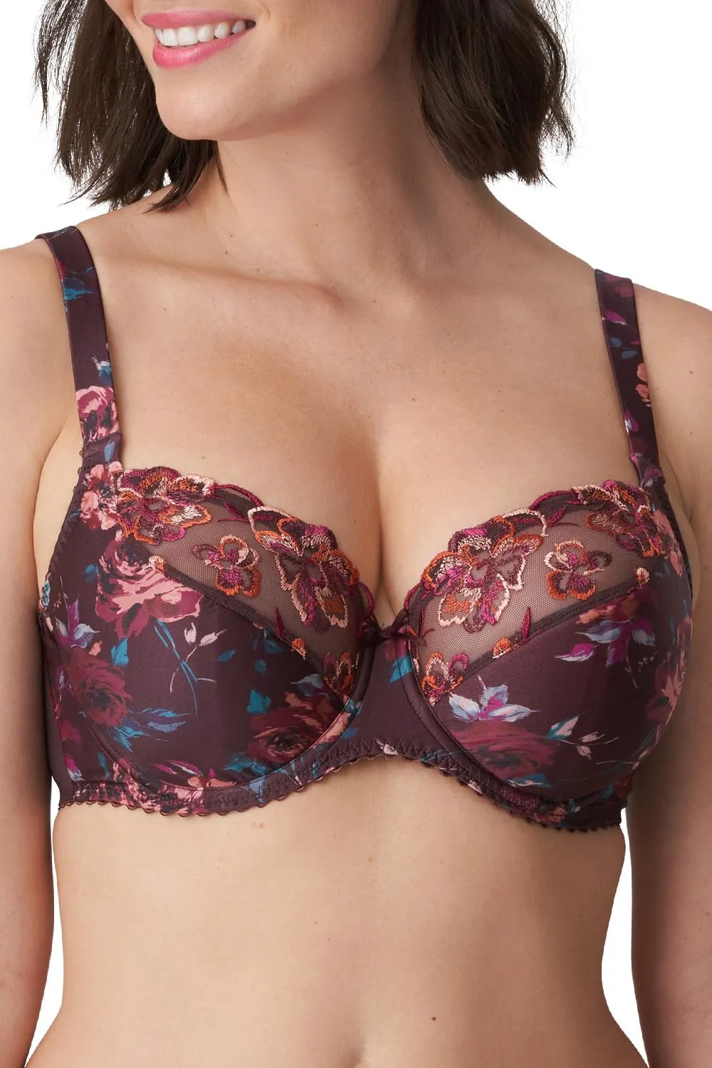 Prima Donna Sevas Tulip Seam Balcony Bra, Aubergine (0163284)