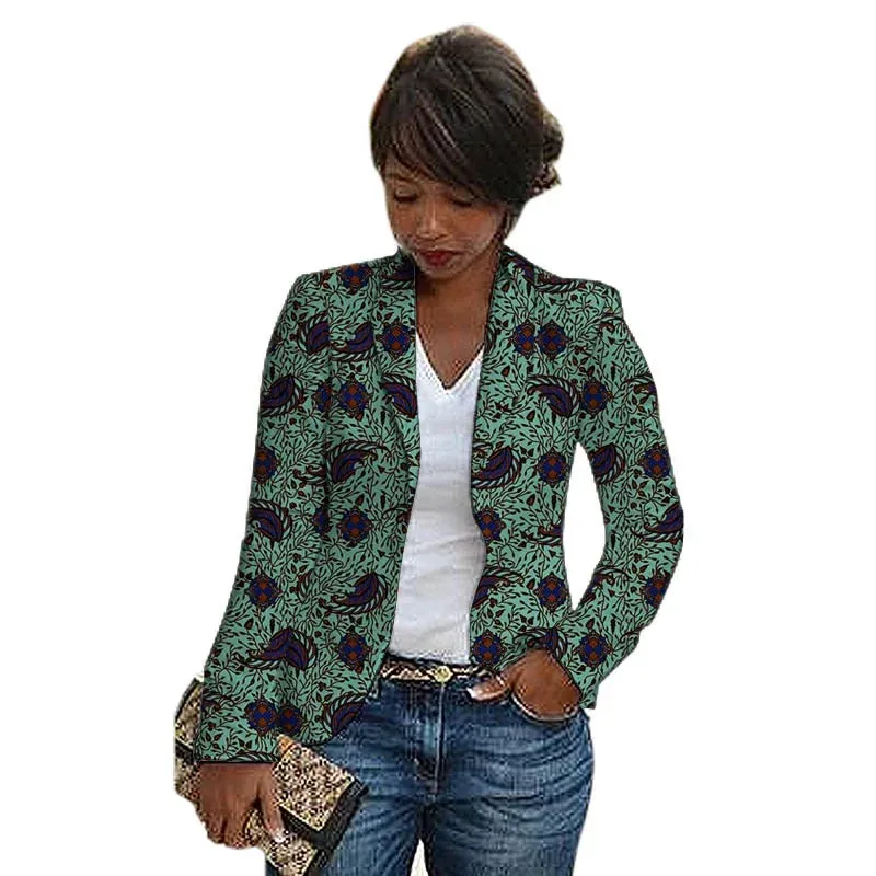 Print Shawl Collar Suit African Fashion Blazer