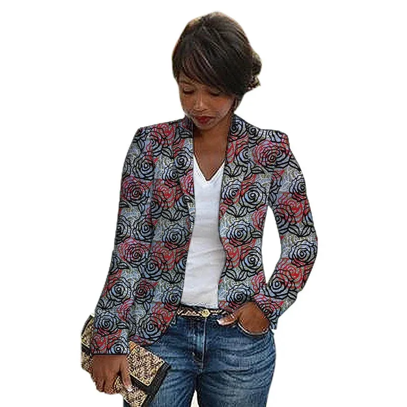 Print Shawl Collar Suit African Fashion Blazer