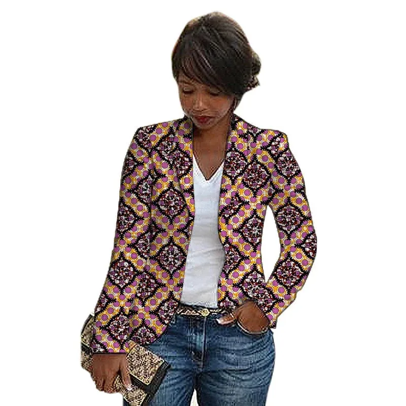 Print Shawl Collar Suit African Fashion Blazer