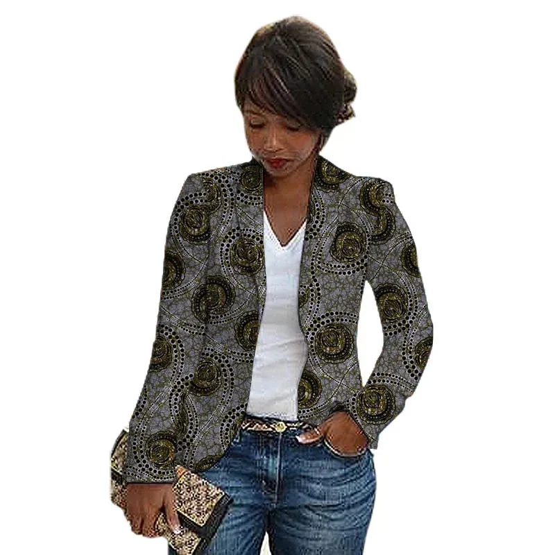 Print Shawl Collar Suit African Fashion Blazer