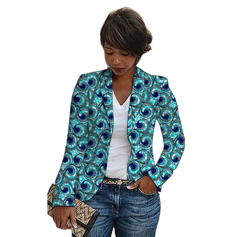Print Shawl Collar Suit African Fashion Blazer