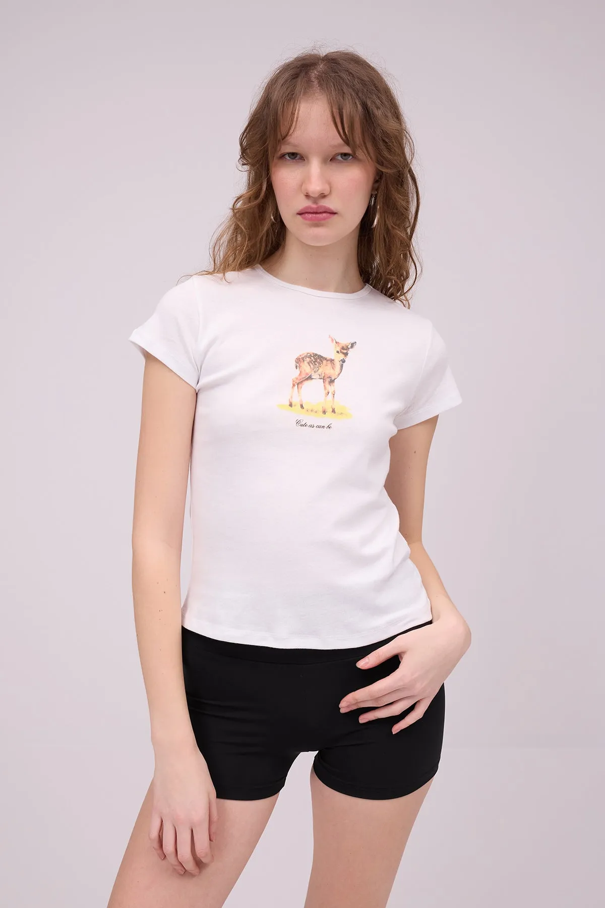 Printed Crew Neck T-shirt