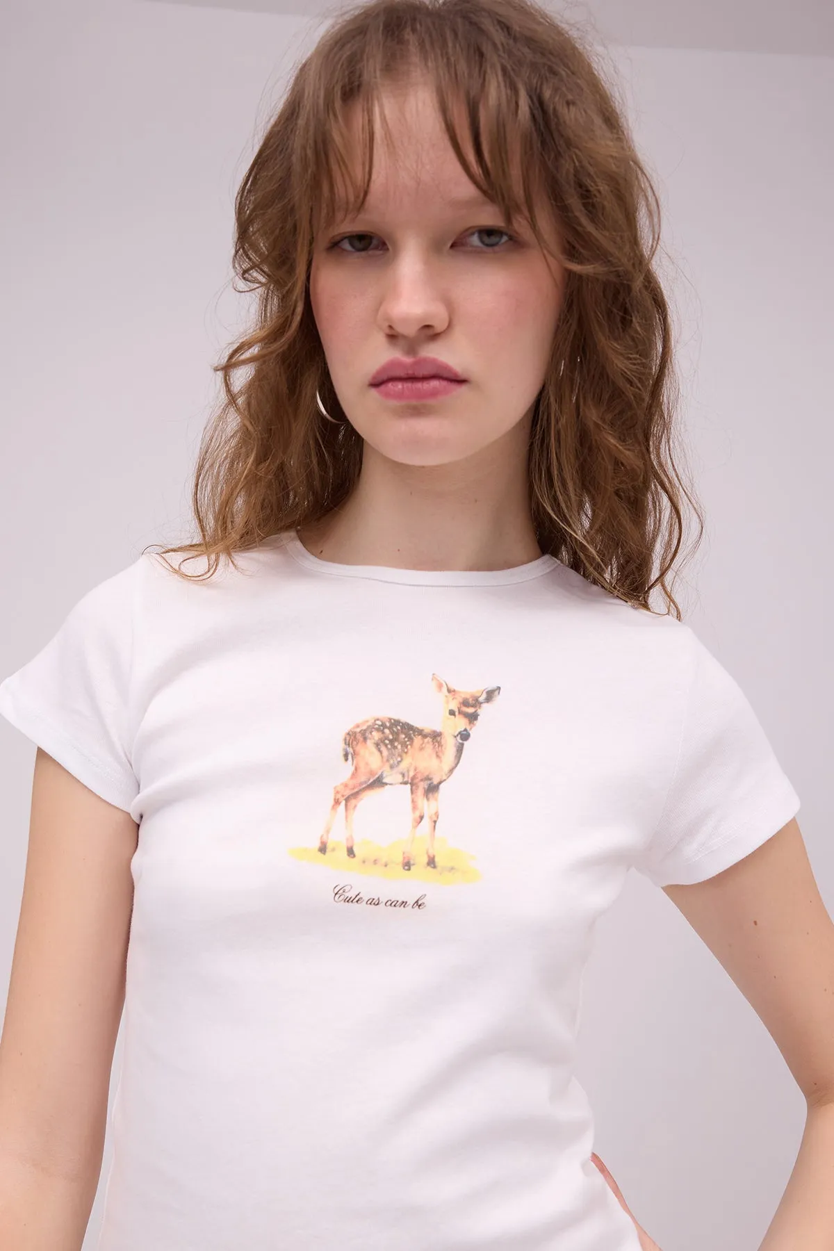 Printed Crew Neck T-shirt