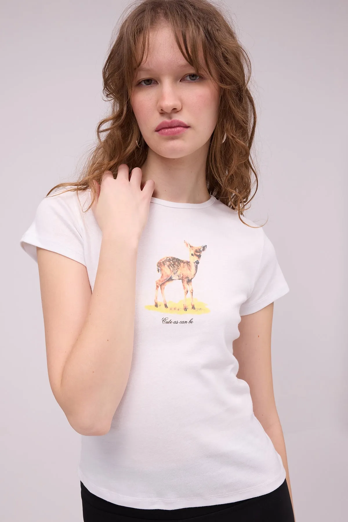 Printed Crew Neck T-shirt