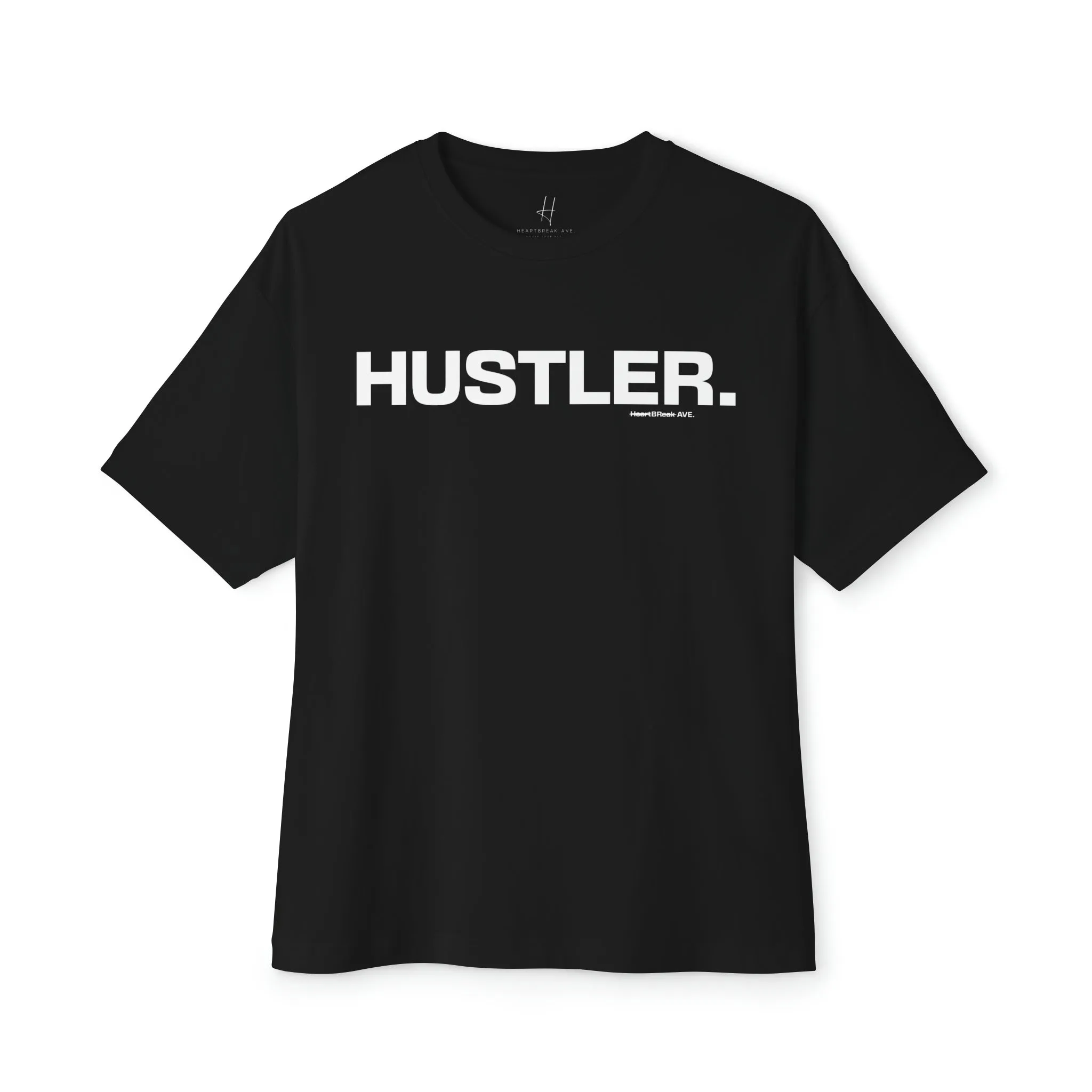 "Hustle over Heartbreak" Unisex Oversized Boxy Tee