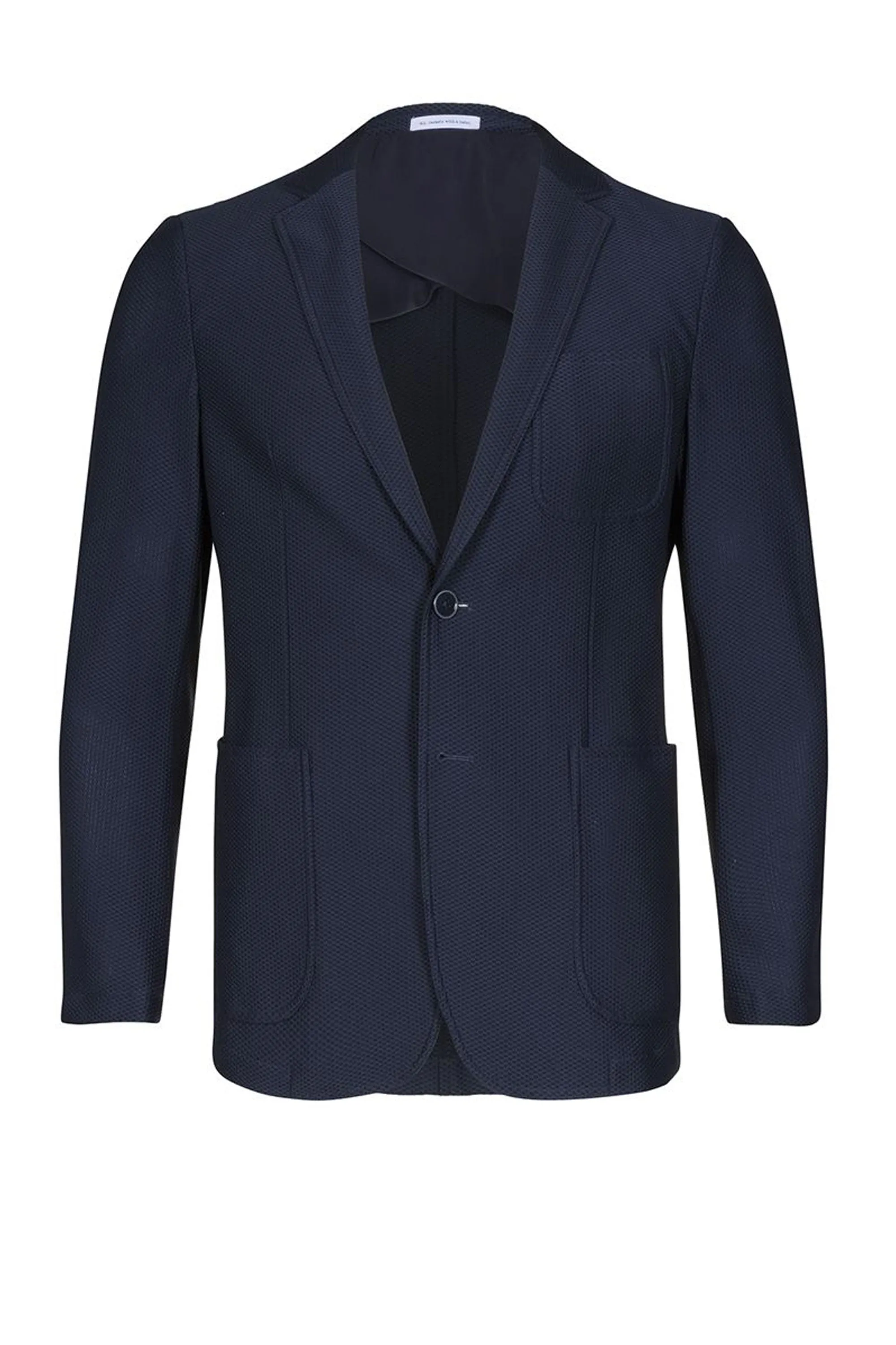 R2 Notch Lapel Travel Jacket Navy