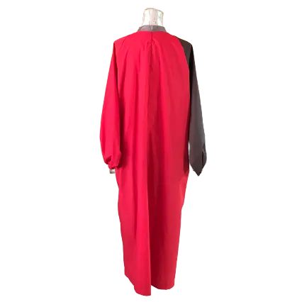 Red and Brown Moroccan Dress