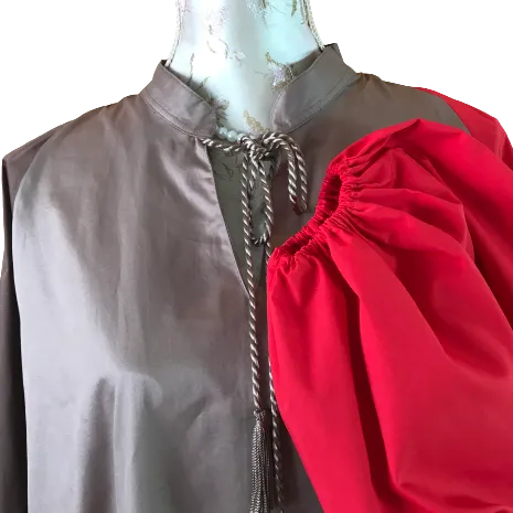 Red and Brown Moroccan Dress