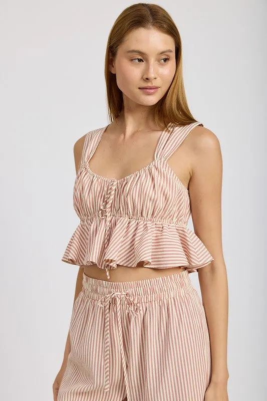 Rose White Baby Doll Top