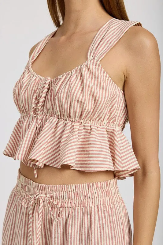 Rose White Baby Doll Top