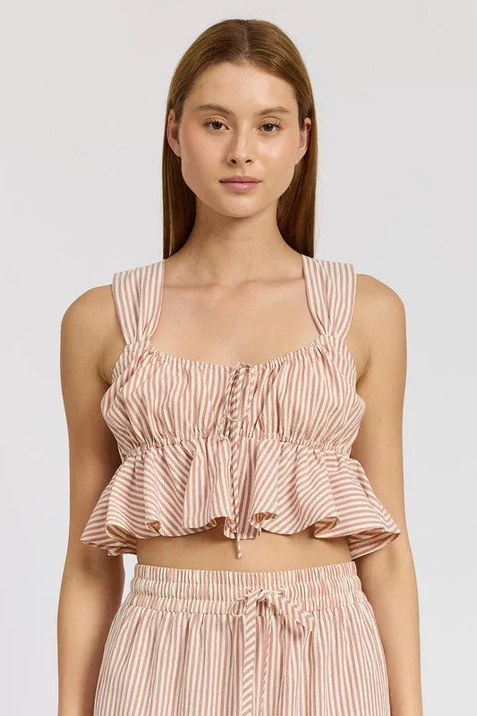 Rose White Baby Doll Top