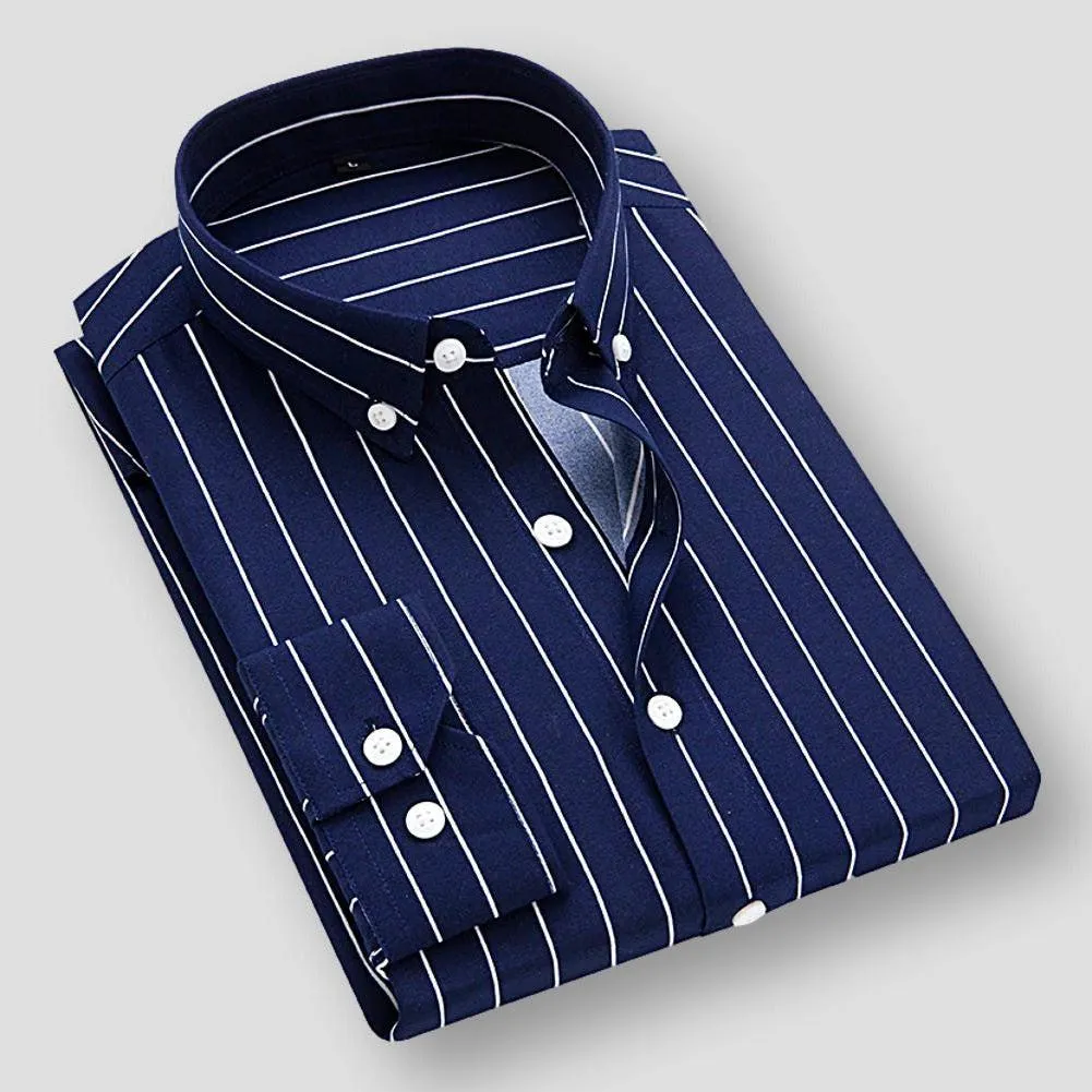 Saint Martin Austin Classic Striped Shirt