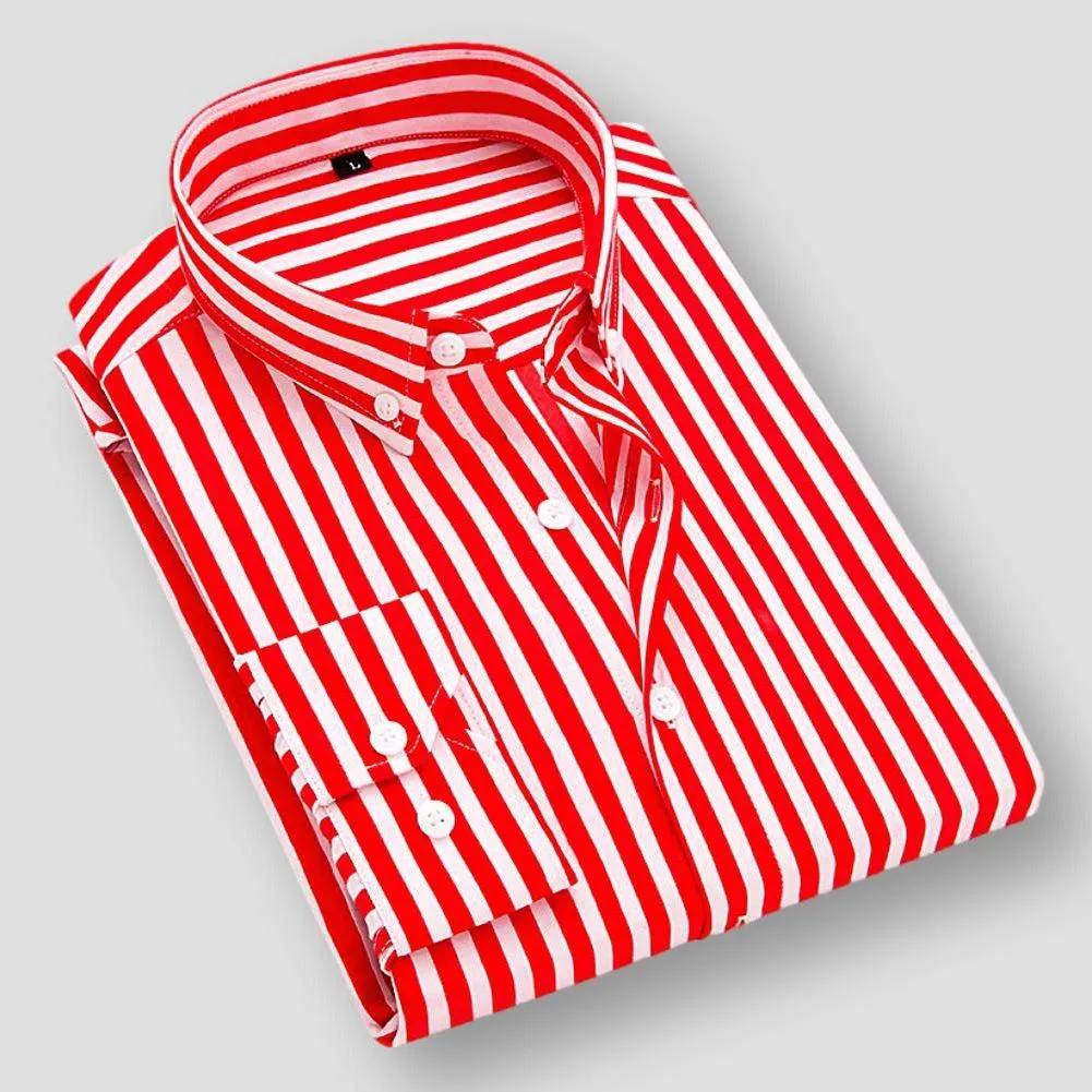 Saint Martin Austin Classic Striped Shirt