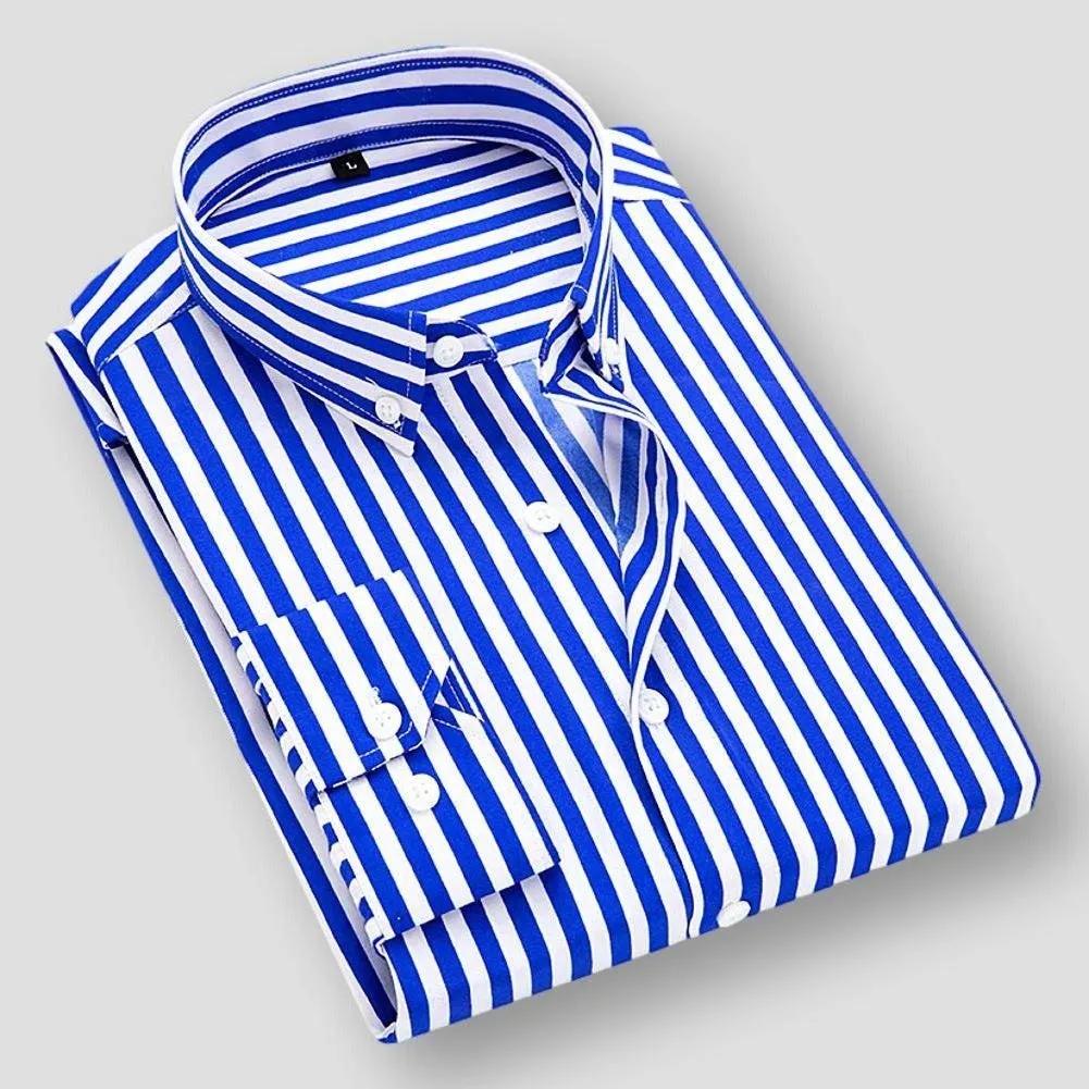 Saint Martin Austin Classic Striped Shirt