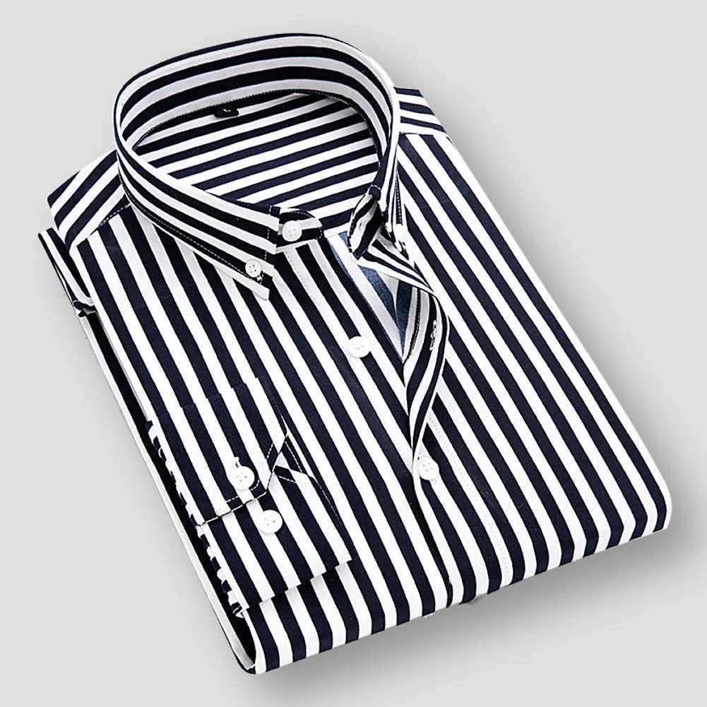 Saint Martin Austin Classic Striped Shirt