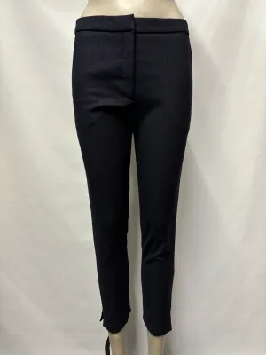 Sandro Navy Glitter Pinstripe Trousers 8