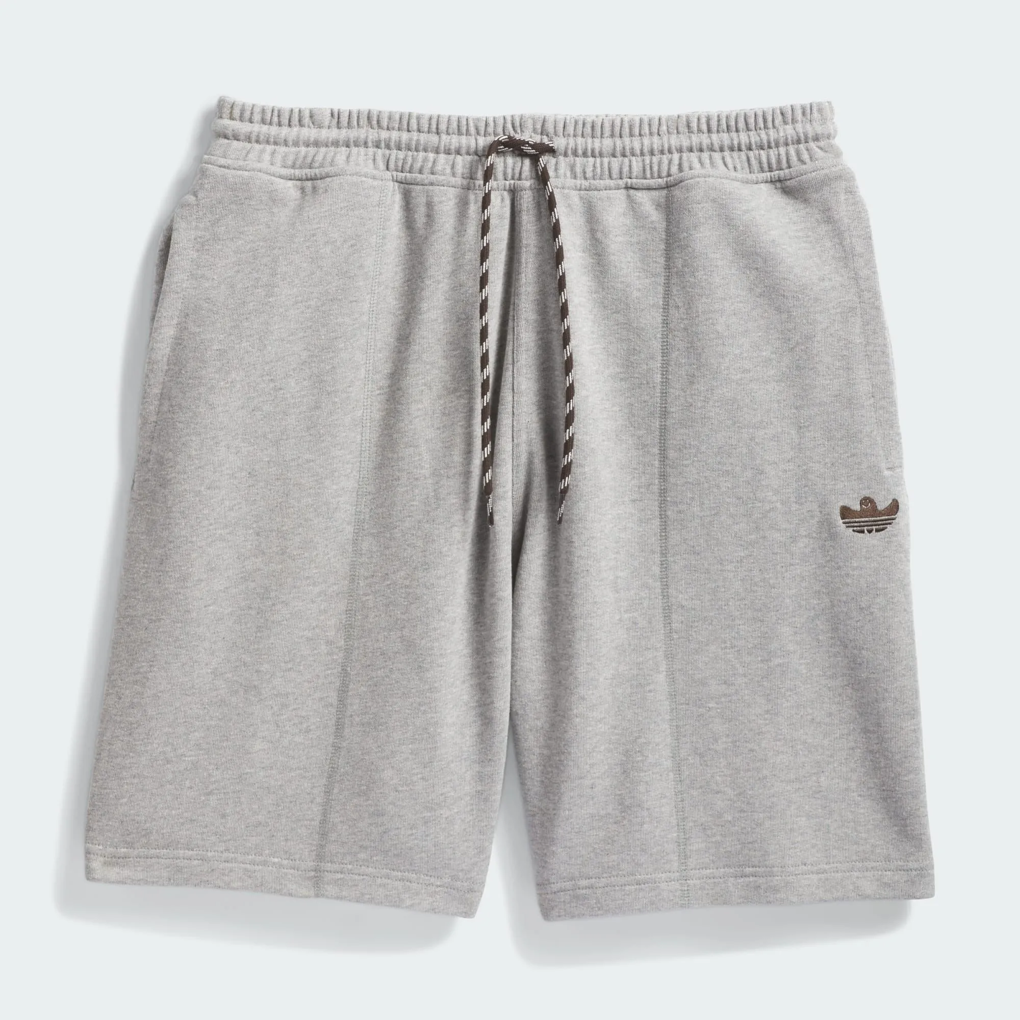 Shmoofoil Featherweight Medium Grey Heather/Dark Brown Short