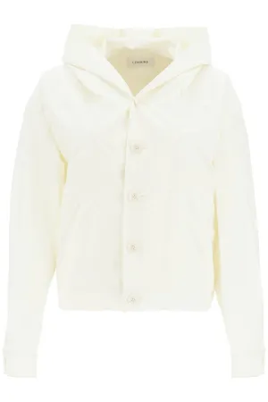 short hooded blouson OW1067 LF1234 LEMON GLAZE