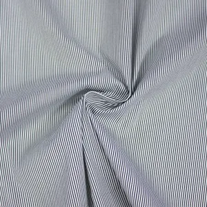 Simon Blue Striped Cotton Stretch