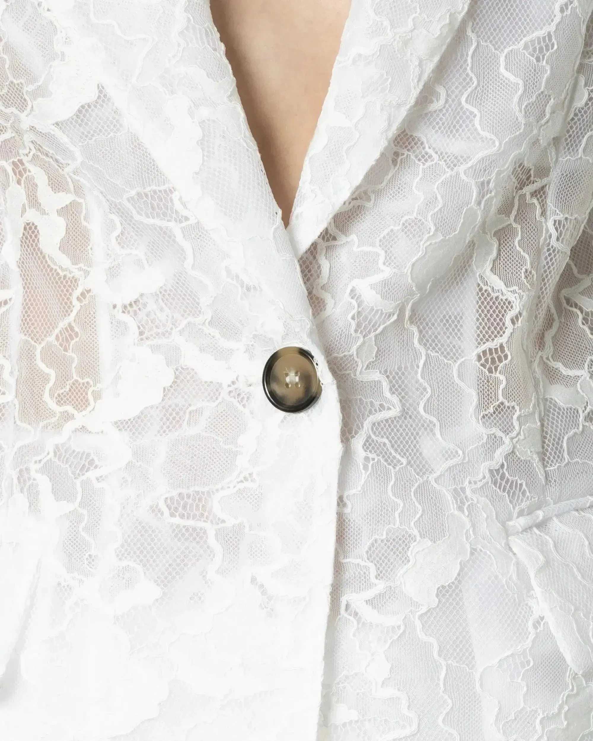 Single Breasted Lace Blazer