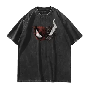 Skull Mask Washed T-Shirt