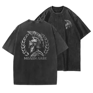 Spartan Warrior Washed T-Shirt