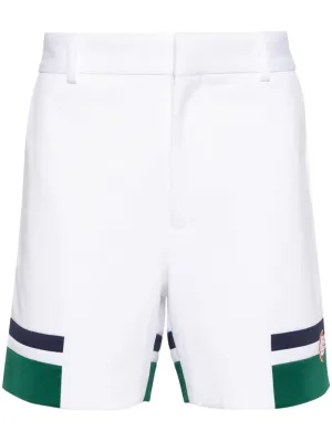 Sports stripe-detail shorts