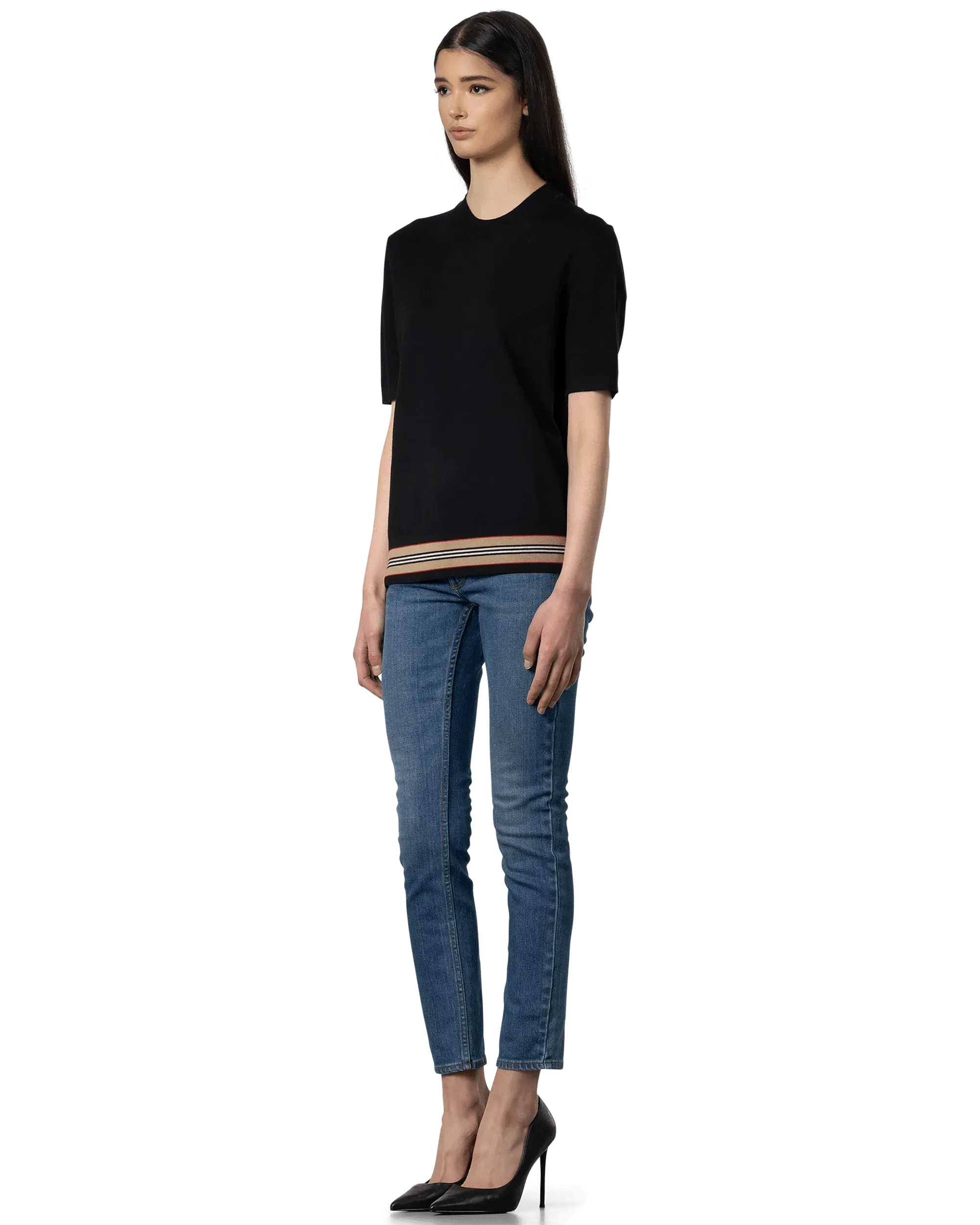 Striped Merino Wool Top