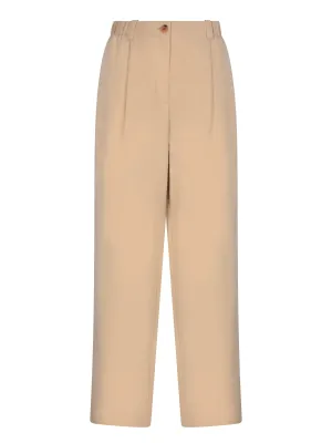Tailored beige trousers