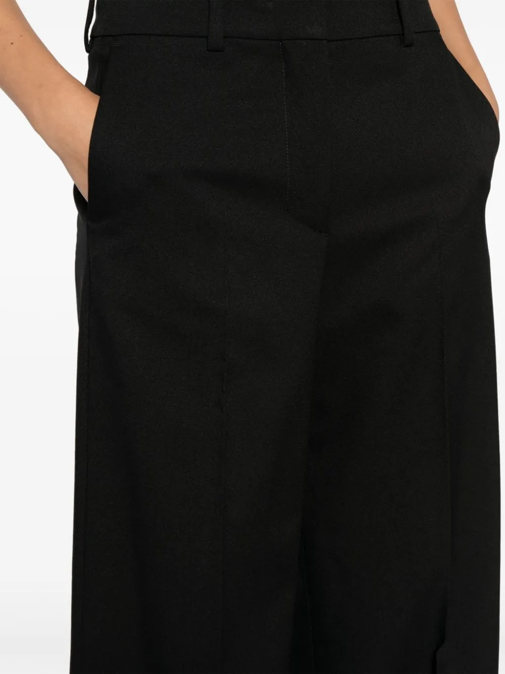 Tech Drill tailored trousers
