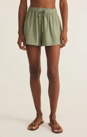The Perfect Linen Short in avocado by Z Supply