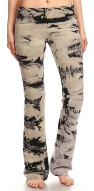 Tie Dyed Wide Leg Yoga Pants