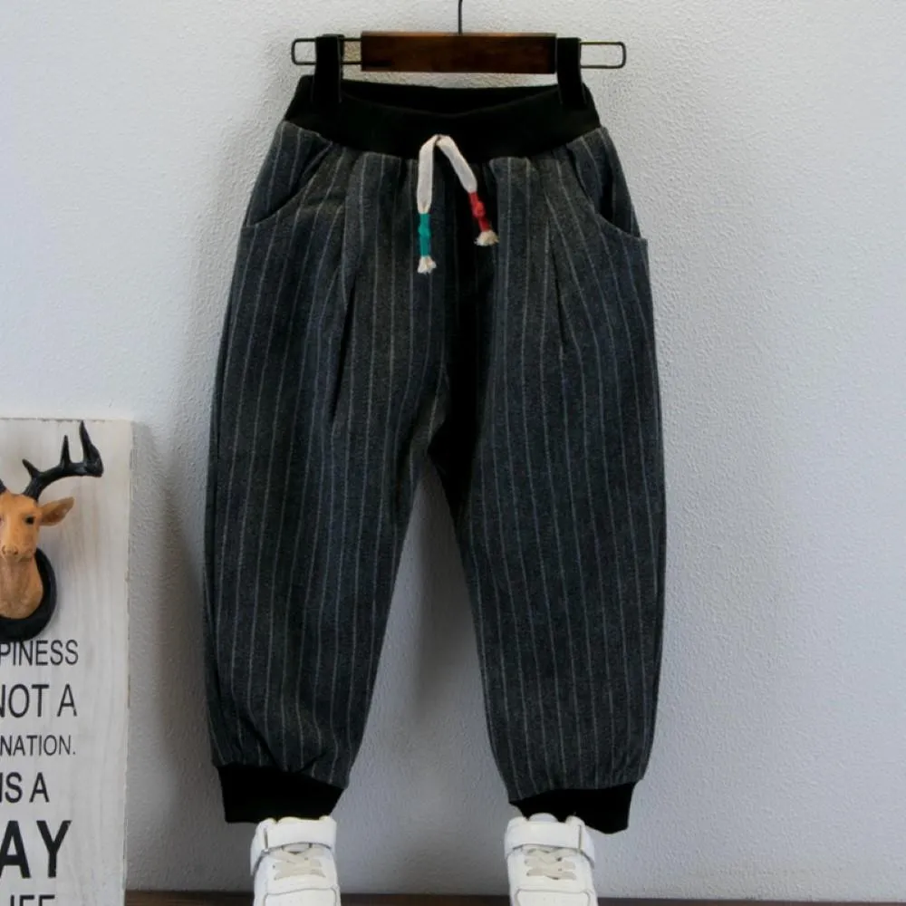 Toddler Boys Striped Sports And Leisure Pants Boy Clothing Wholesale
