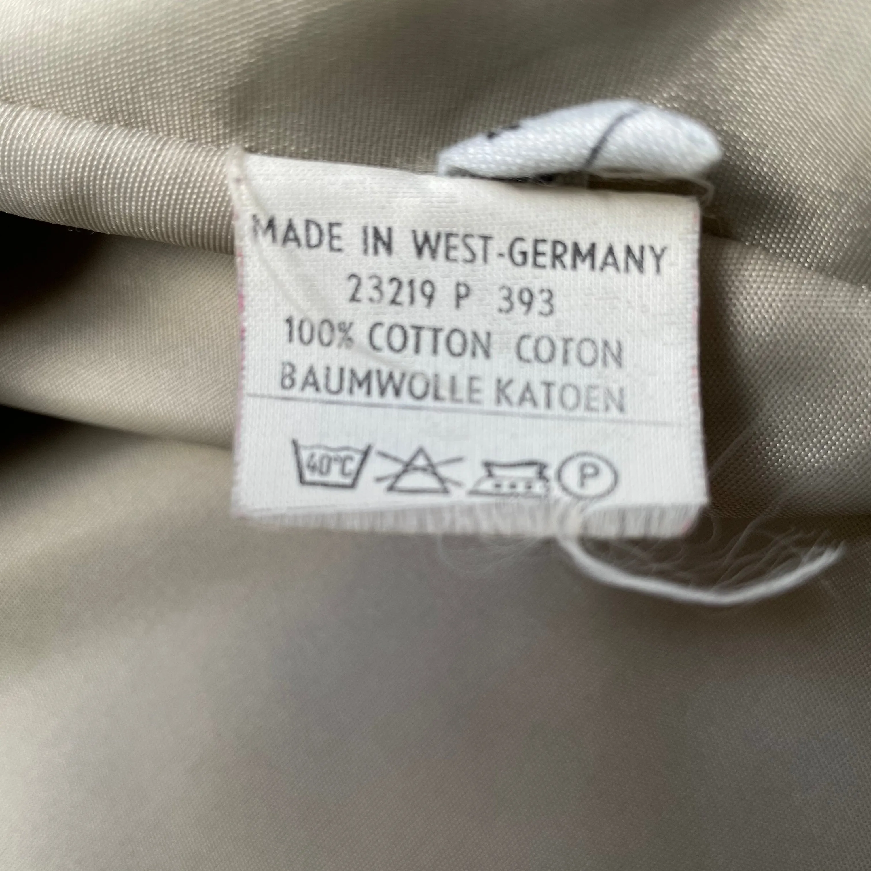 Vintage Trench - Ravens- Made in West Germany