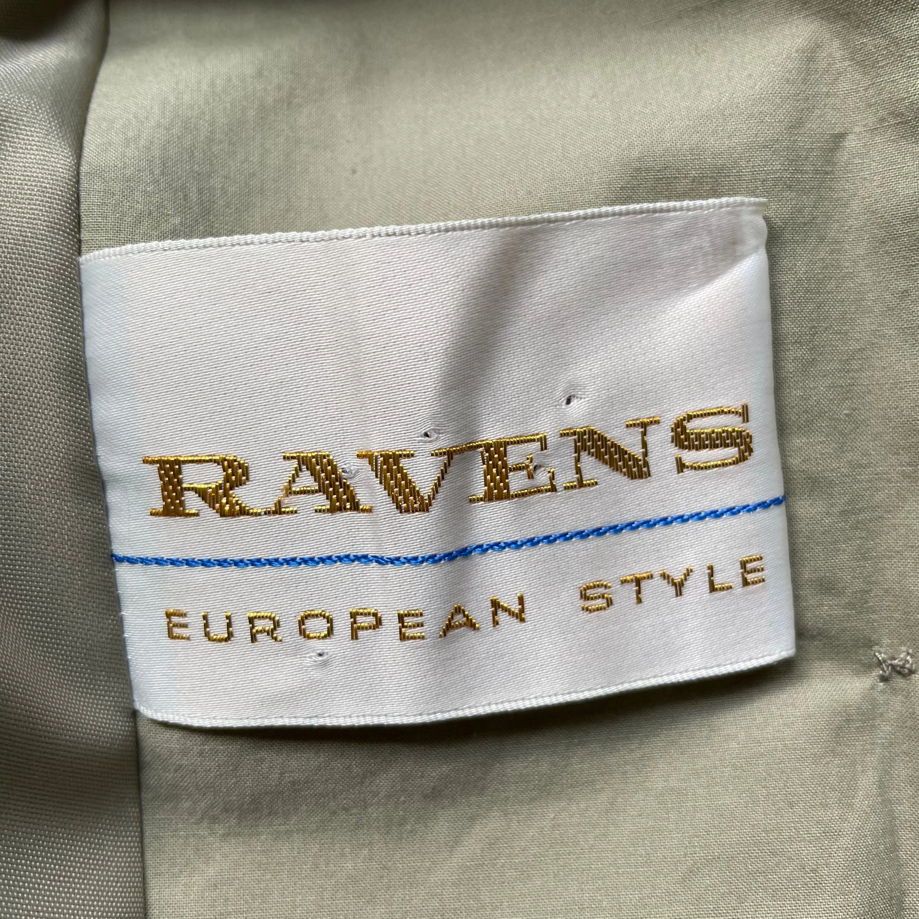 Vintage Trench - Ravens- Made in West Germany