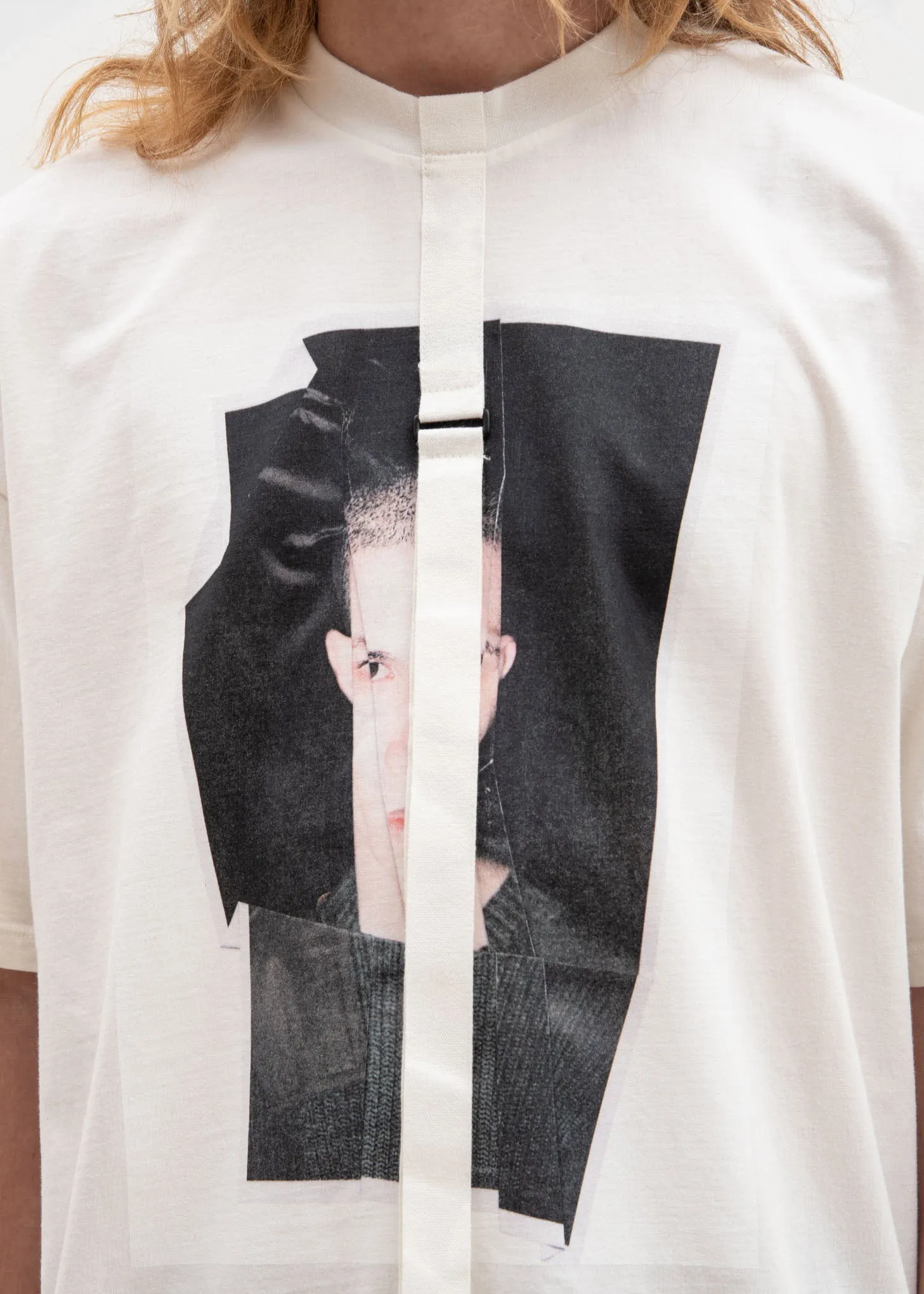 White Relaxed Fit T-Shirt Crash