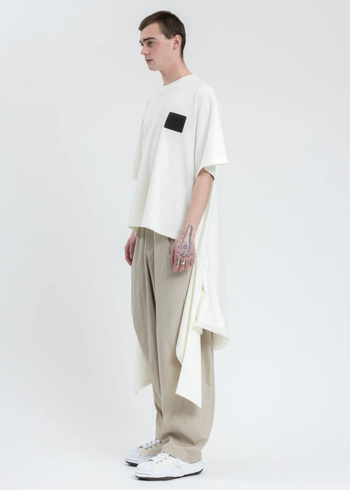 White Reversible Double T-Shirt