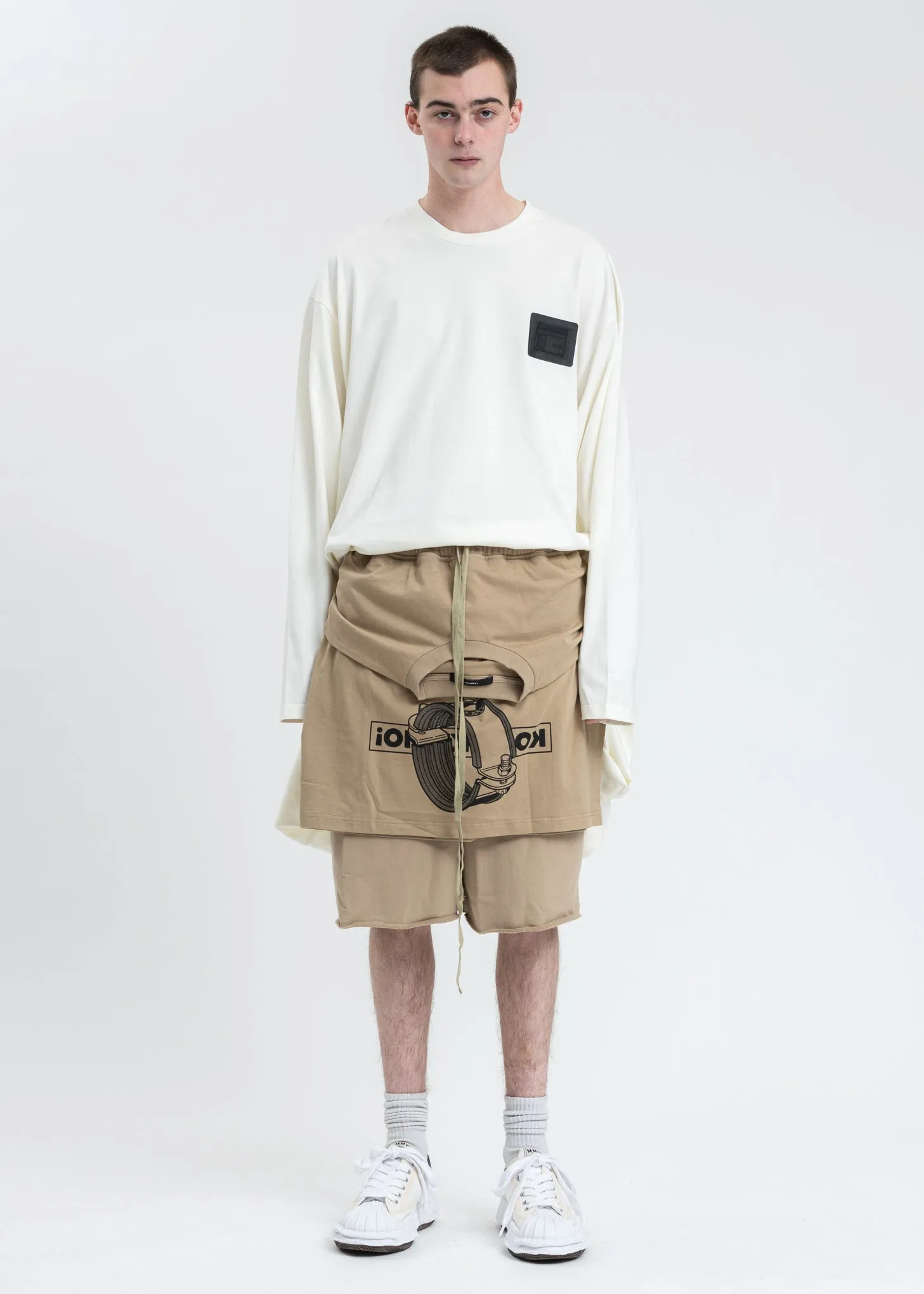 White Reversible Double T-Shirt