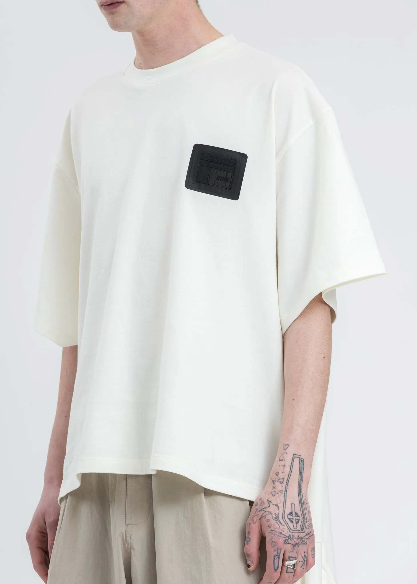 White Reversible Double T-Shirt