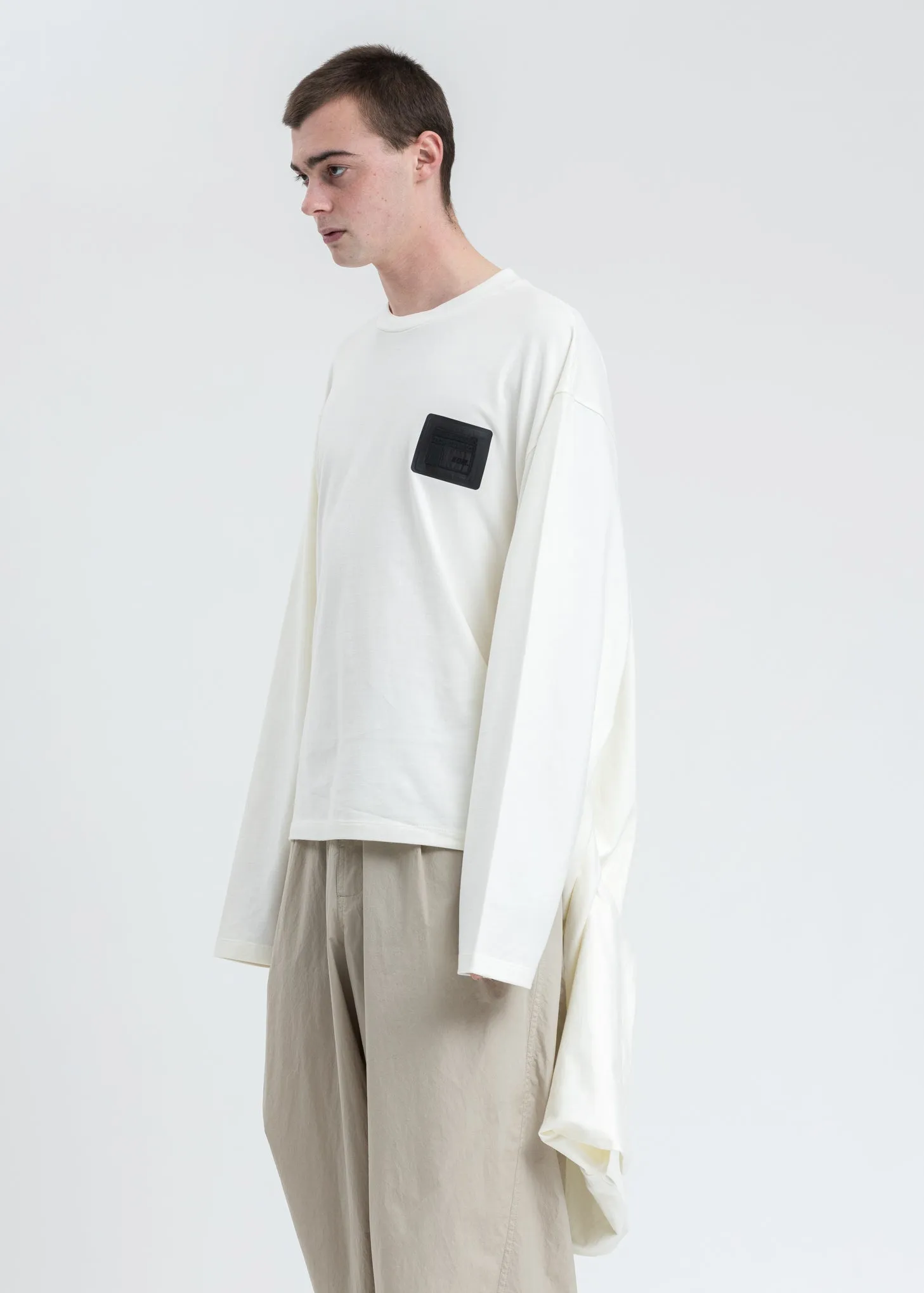 White Reversible Double T-Shirt