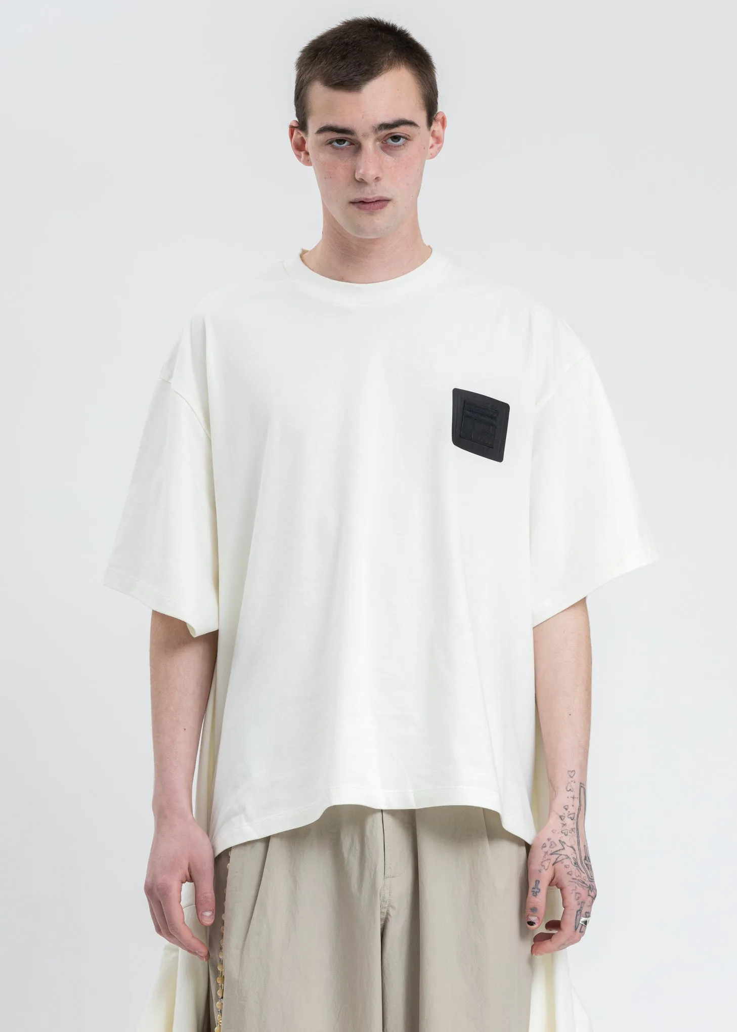 White Reversible Double T-Shirt